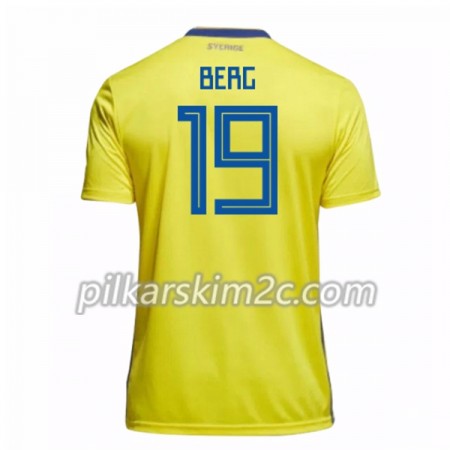 Koszulka Szwecja Berg 19 Główna Mistrzostwa Świata 2018 - Koszulki Piłkarskie